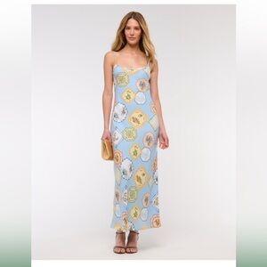 Abercrombie & Fitch Pastel Patterned Maxi Dress